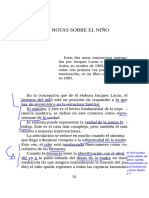 Lacan Dos Notas Sobre El Nino