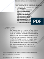 2. Elementos del sistema de inventarios