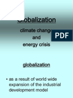 Globalization: Climate Change and Energy Crisis