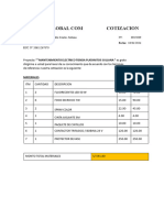 Cotizacion Platanitos Parte Electri 202422