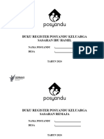 Buku Register Posyandu Keluarga