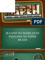 Paggawa NG Paper Beads