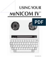 Using Your Minicom Iv™