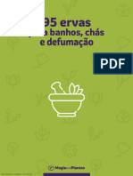 Ervas para Banho Chás e Defumações