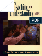 Gould, D. (1998). Performances of understanding. In T. Blythe and Associates, The teaching for understanding guide (pp. 55-70). San Francisco Jossey-Bass.