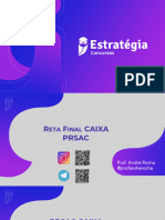 Reta Final CAIXA - PRSAC - Prof André Rocha
