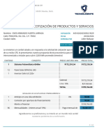 Cotización TECNOLIGENTE - OVED ARMANDO HUERTA LARRAGA - 12 Bifacial 545w