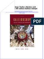 Free Download Kaleidoskop Kultur Literatur Und Grammatik 9Th Edition Edition Adolph Full Chapter PDF