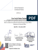 Certificado - Fundamentos Cesar