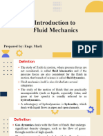 Introduction To Fluid Mechanics
