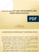 11 WQ Lab, Instruments and Its Specifications