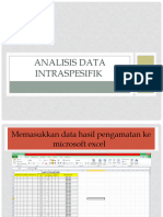 Analisis Intraspesifik Terbaru 2020