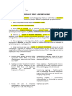 (DRAFT) Affidavit and Undertaking (Tagalog)