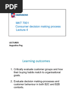 Lecture 4 Consumer Buyer Decision Making Process