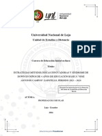 Estrategias Metodológicas Innovadoras y Síndrome de Down en Niños de 4 Años de Educación Básica "José Antonio Campos" Zapotillo, Periodo 2023 - 2024