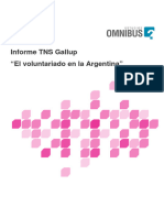 Informe Gallup - Voluntariado en Argentina