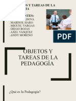 Objetos y Tareas de La Pedagogía1