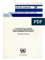 Los Proyectos Sociales - de La Certeza Omnipotente Al Comportamiento Estratégico
