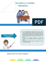 PAUTAS PARA EL DESARROLLO DE LA TUTORÍA INDIVIDUAL