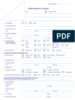 SPPA - Formulir Data Nasabah