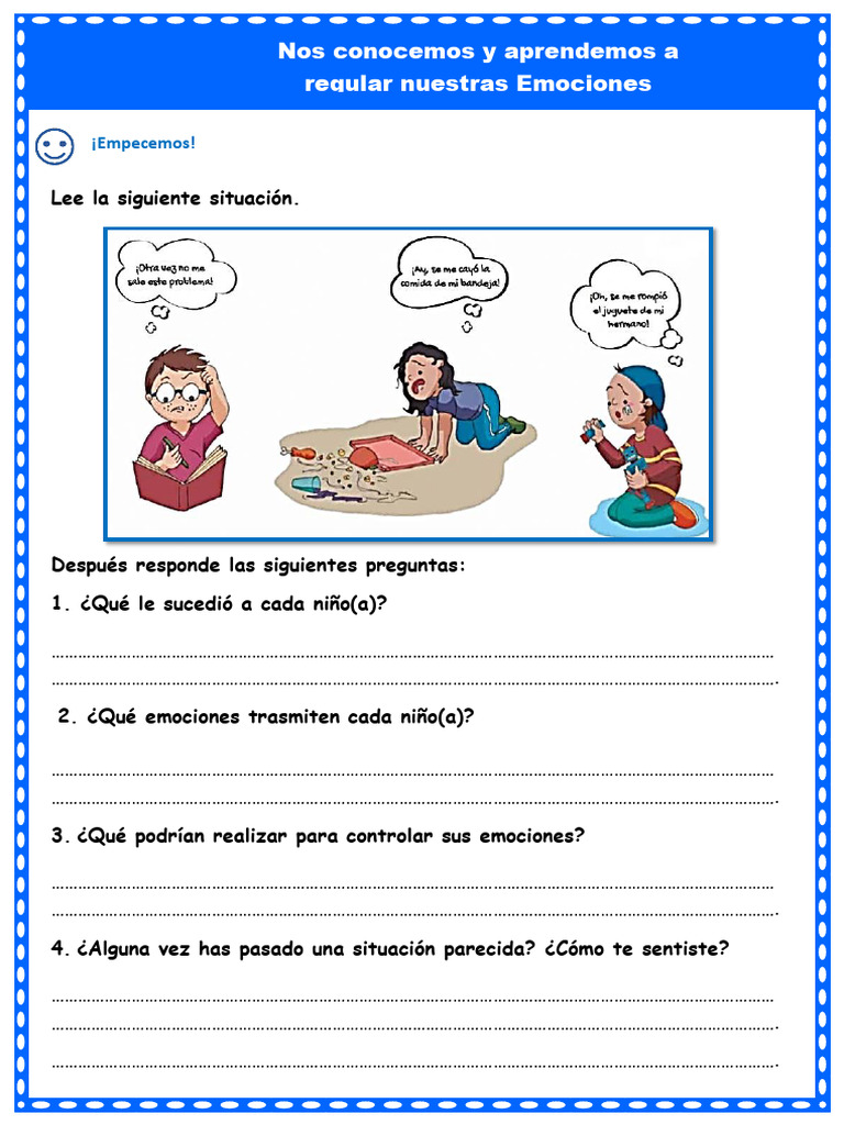 Regulación Emocional en Niños | PDF | Las emociones | Ira