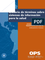 Glosario de Terminos de Sistema de Informacion en Salud