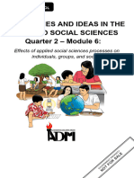 Disciplines and Ideas in The Applied Social Sciences Quarter 2 - Module 6