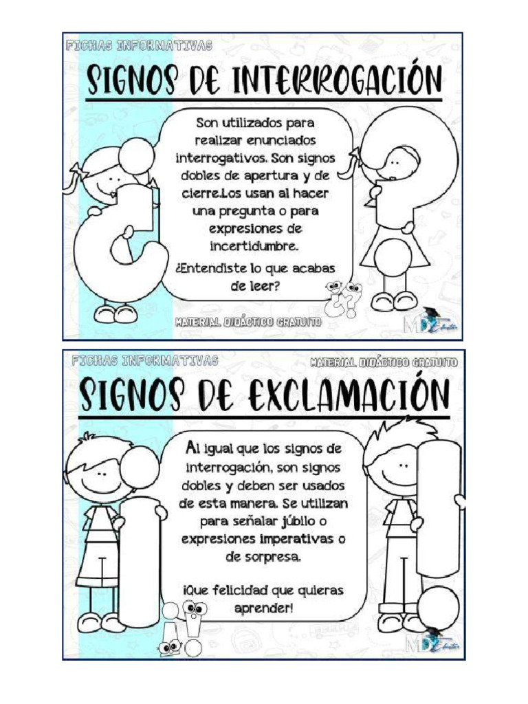 Signos De Interrogación Y Exclamación ® Formas De Uso – FJUDF