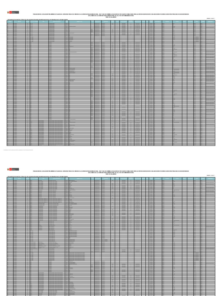Plazas 2024 Puno | PDF | Idiomas | Estudios de idiomas extranjeros