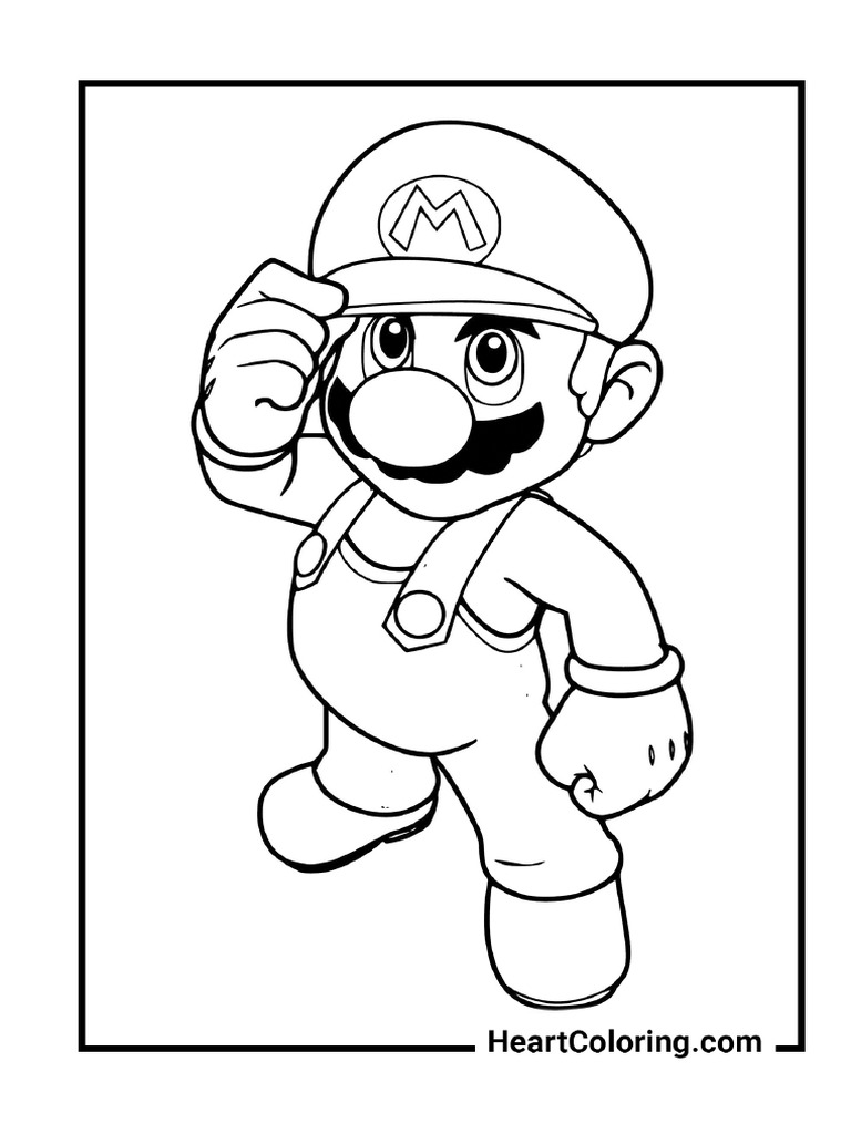 335 Super Mario Coloring Pages | PDF