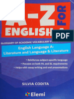 A-Z For English A - English Language.