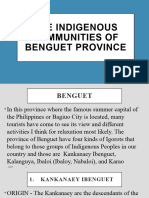 The Indigenous Communities of Benguet Province