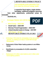 To Support and Accelerate Power Generation From - Renewables To Meet The Minimum Energy Needs