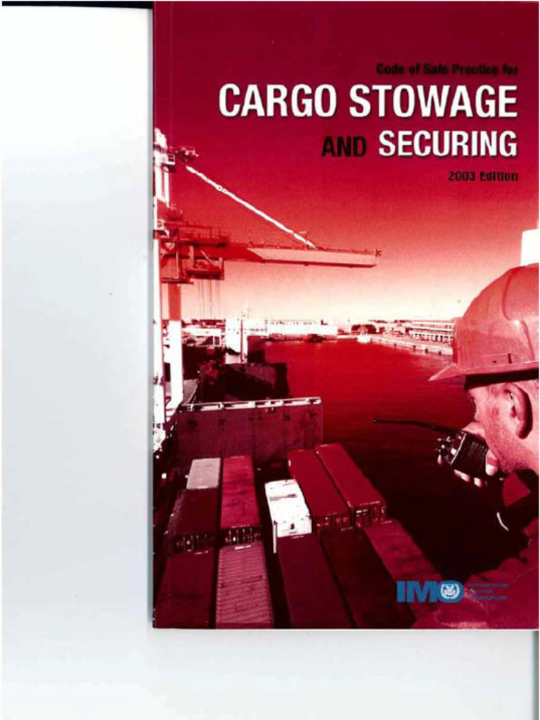Cargo Stowage and Securing Code Edition 2003 | PDF