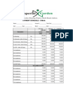 Payment schedule for luxury homes