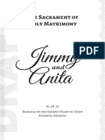 Anita Wedding - Program Book