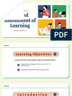 LM 6 CP 1 ICT and Assessment of Learning PPT Guide