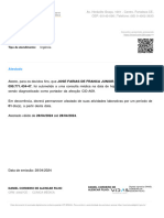 Atestado: 099.771.434-47, Foi Submetido A Uma Consulta Médica Na Data de Hoje, 28/04/2024 15:09 HRS