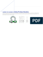 GreenPinGradeSSafetyPinBowShackles