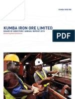 Kumba Iron Ore Limited: Board of Directors' Annual Report 2010