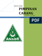 Pimpinan Cabang: Term of Reference (Tor)