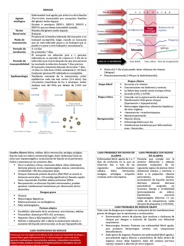 Síntomas del dengue clásico | PDF | Inmunología | Especialidades Medicas