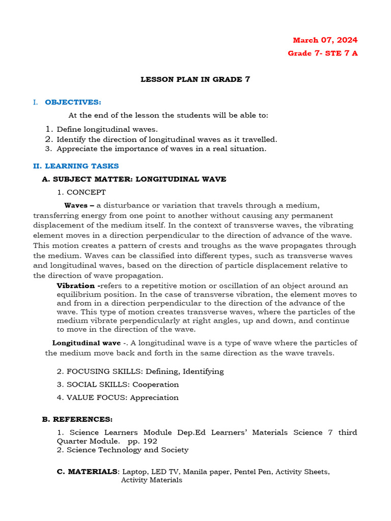 Understanding Longitudinal Waves | PDF | Waves | Sound