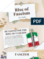 Rise of Fascism in Italy