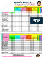 Hoja de Asistencia Mensual - Aula - 2024