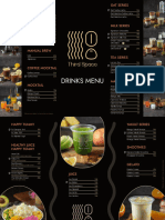 Menu Board 3rdspace Food and Drinks - Merged