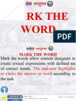Mark The Words