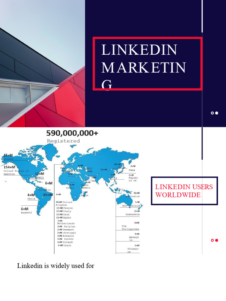 Linkedin Marketing Pdf Linked In Advertising