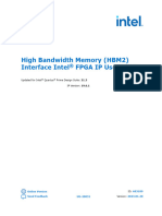 Intel HBM Controller Spec