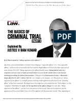 The Basics of "Criminal Trial" Q and A-Part-III)